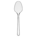 Lüks Plastik Şeffaf Kaşık 100'lü