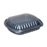 Bölmesiz Kapaklı Gıda Kabı (Sıcağa Dayanıklı)