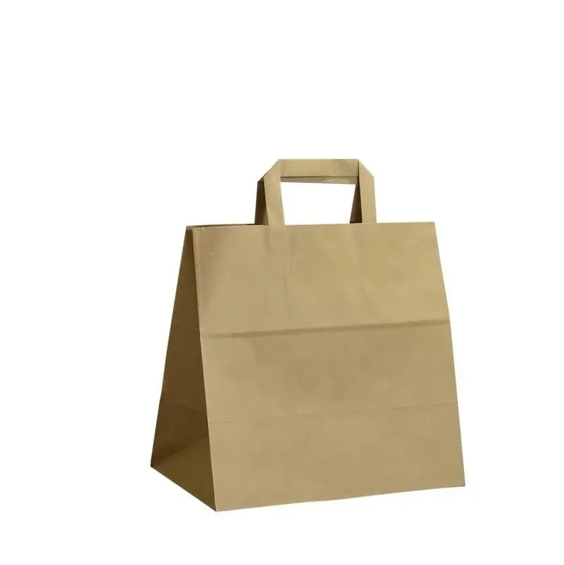 tmuz0q3fxfk0g0kgo8 İçten Düz Saplı Kraft Çanta 28X17X29 - Görsel 1